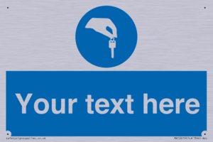 Custom Mandatory Keys Sign